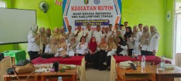 Siapkan Bank Soal D’Smart, SMAN 1 Terusan Nunyai Utus 4 Delegasi di MGMP Bahasa Indonesia Lamteng