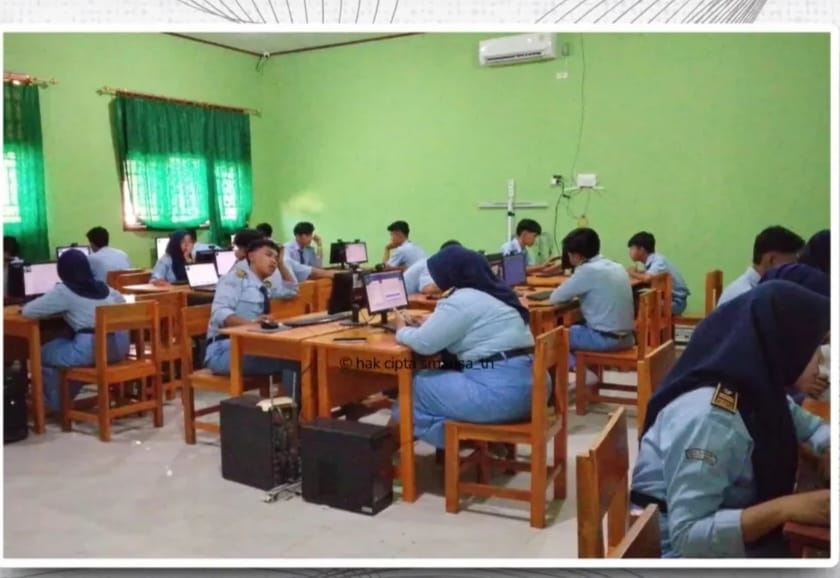 Bukan Halangan! TKA SMAN 1 Terusan Nunyai Tetap 'ON' Meski Sempat Padam Listrik dan Sinyal Hilang saat Hujan
