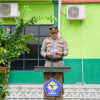 SMA Negeri 1 Terusan Nunyai Upacara Bendera dengan Kapolsek